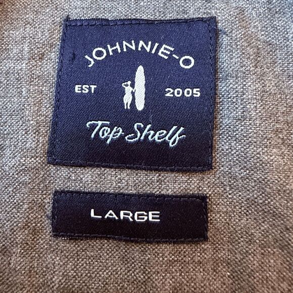 Johnnie-O Men’s Long Sleeve Newfield Top Shelf Button Up Shirt White Large - Picture 5 of 11